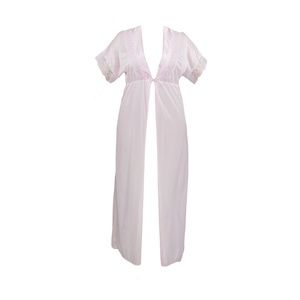 Vintage Lingerie Pastel Pink 1980’s Dressing Gown